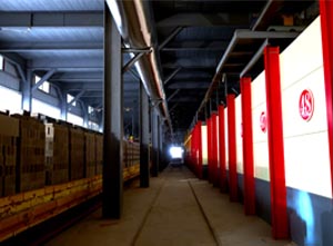 123米耐火砖隧道窑生产线